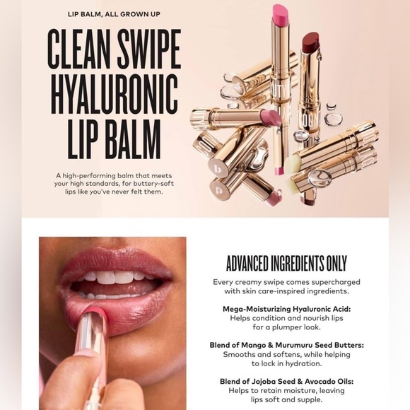 NEW Beautycounter Hyaluronic Lip Balm - Bitten - Picture 2 of 4